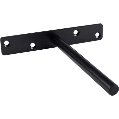 équerre étagère Invisible, Support Etagere en Fer, Fixation Etagere Murale Equerre Charge Lourde - 2 Pièces(200MM) (1/4)