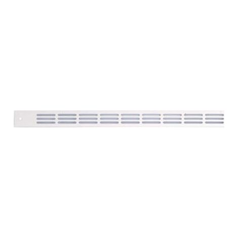 Renson – Grille aération VMC plate 375x20mm en aluminium – Installation simple – Circulation d'air efficace – Résistante à la corrosion