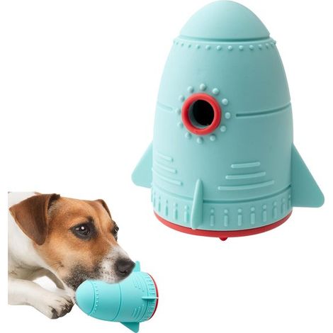 Dispensador de premios para perros, Juguete interactivo tipo rompecabezas y comedero lento, Pelota de juego, Pelota de comida (1/5)