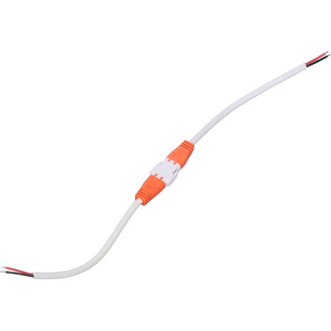 Connecteur 2 Pôles 16AW pour Ruban LED - Pack de 10, Mâle et Femelle Facile à Installer (1/5)