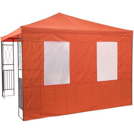 tepro Set di pannelli laterali per gazebo Kaemi terracotta senza telaio del gazebo (1/5)