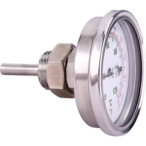 Thermomètre de barbecue/fumoir en acier inoxydable, 0 °C à 120 °C, testeur et moniteur de température (1/4)