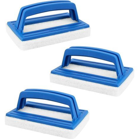 Brosse éponge pour piscines, pour les parois, le fond, les marches et les carreaux, pour une utilisation manuelle dans les spas, les bassins, les fontaines et les baignoires.-AquaForge (1/5)