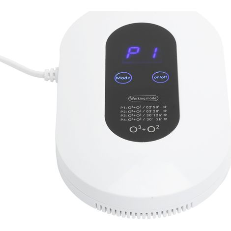 Ozon-Luftreiniger, Geruchsneutralisator, Ionisator für Schlafzimmer, Küche, Badezimmer, 110–220 V EU-Stecker (1/5)