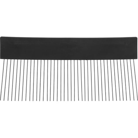 Peigne à Texturer en Acier Inoxydable Grand Format Grattoir à Grainage pour Enduits et Plâtres Décoratifs pour Effets Lin sur Murs et Béton Finition (1/5)