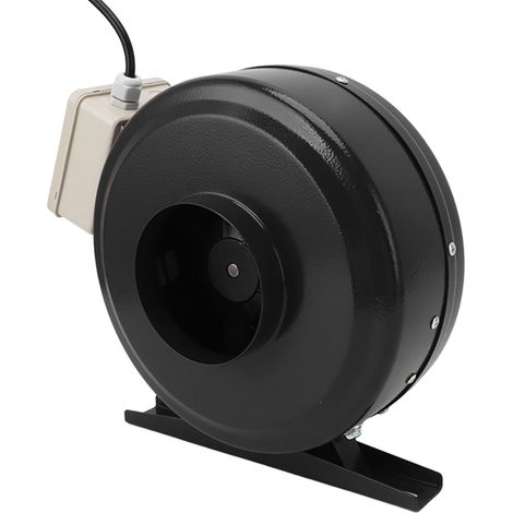 Ventilateur de gaine en ligne 2575 tr/min pour la circulation de l'air, idéal pour les tentes de culture hydroponiques (prise UE 220-240 V). (1/5)