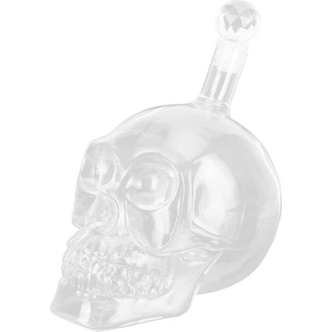 Bouteille de vin rouge innovante en forme de crâne de 550 ml, en verre borosilicate de haute qualité, idéale pour les bars KTV. (1/5)