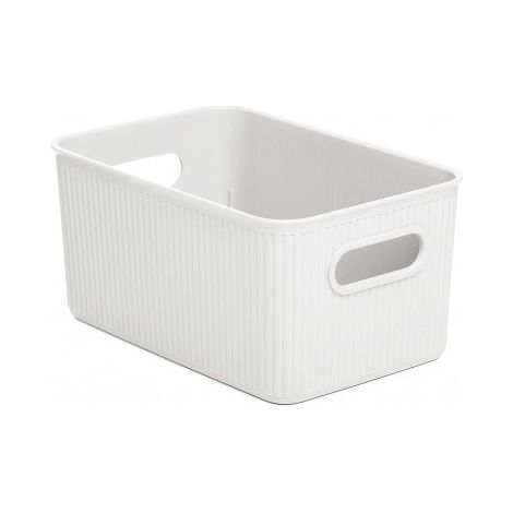Tatay Baobab 5L Panier Rangement Blanc Salle de Bain