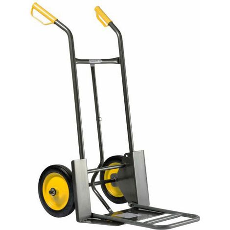 Carrello pieghevole e fisso per le forche, carico 200 kg - Ruote piene - 924P (1/4)