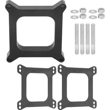 Entretoise de carburateur à 4 corps pour moteur Chrysler Mopar, conception ouverte de 1 pouce, pièce de rechange (3 pièces) (1/5)
