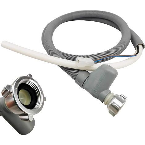 Aquastop Tuyau d'alimentation universel de 2 m pour lave-vaisselle Miele Imperial 10499862 7638500 7638501 10499861 (1/5)