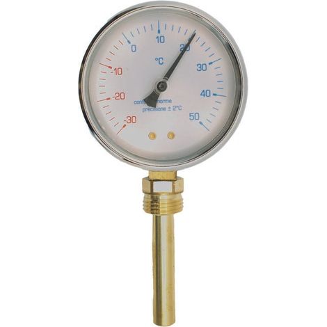Bimetall-Thermometer radialer Anschluss ø 80