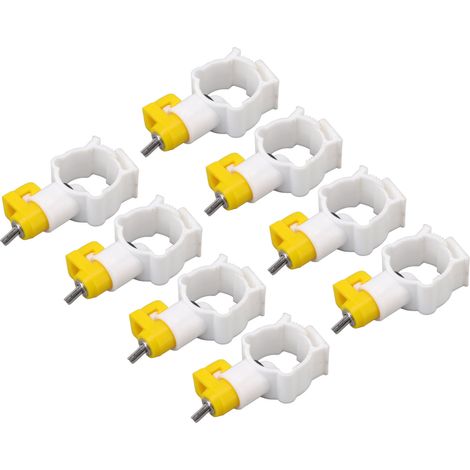 20 pièces Buses d'Eau Épaisses pour Volailles, Abreuvoir Automatique à Bille pour Poulets (1/5)