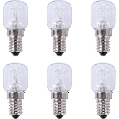 ampoules halogènes E14 haute température (500 °C) 25 W pour four à bulles, culot E14, 250 V, ampoule quartz.