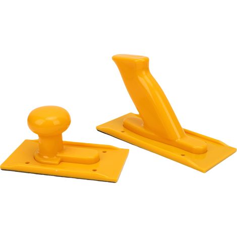 Poignée de poussée pour le travail du bois, poignée arrondie et coudée, bloc de sécurité antidérapant pour scie de Table, routeur, raboteuse à bande, 2 pièces