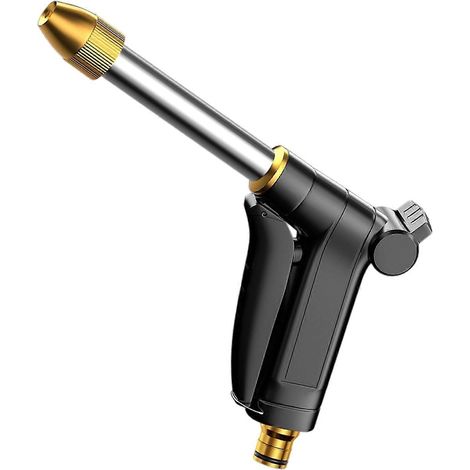 Portable High Pressure Water Adjustable Metal Cleaning Car Washing Machine Garden Watering Hose Nozzle Sprinkler Foam Water Multicolor (1/3)