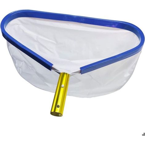 Dispositif d'aspiration pour piscine, épuisette de nettoyage de piscine, filet de récupération pour aquarium (bleu) (1/5)