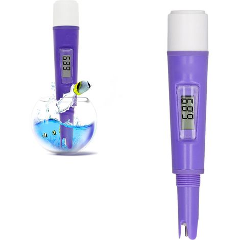 Tragbares 2-in-1-Wasserqualitätsanalysegerät und -tester (Salzgehalt/Thermometer) (1/5)