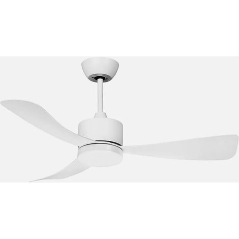 Ventilador Dc Yeste 18w Blanco 3aspas 6vel 106d Luz Opcional 2250lm 300045006500Kk Remoto+memoria+temporizador