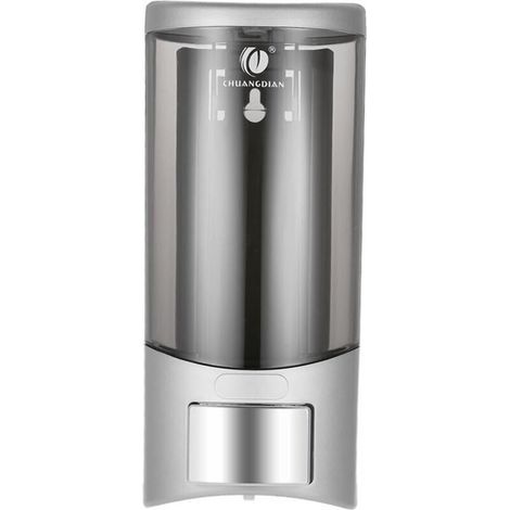 Mural Distributeur de Savon Support 500ml Manuel Machine Distributeur Liquide Lavage des Main (1/5)