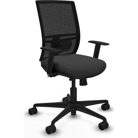 Bürostuhl piqueras y crespo Yunquera dunkelgrau Kunstleder (1/2)