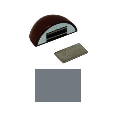 FERMAPORTE MAGNETICO AP 123 - RESINA TERMOPLASTICA ALLUMINIO- 10 pezzi