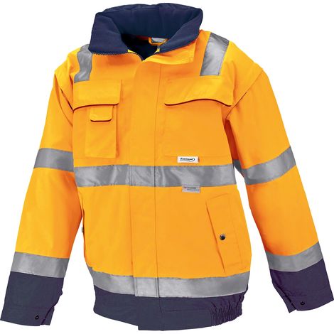 FORMAT Warnschutzjacke Comfort orange/marine, Gr. M