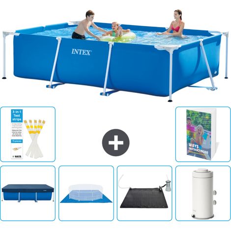Rechteckiger Frame Pool - 300x200x75 cm - 7-teilig S92