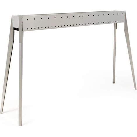 Lisa Miami 1200 barbecue au charbon de bois en acier inoxydable pour les rôtis - Bianco (1/5)