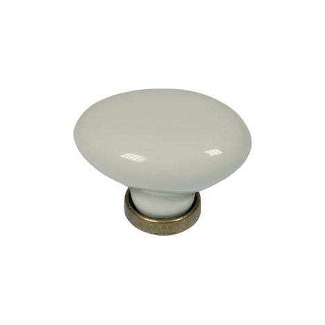 POMOLI OVALI IN PORCELLANA MOD.P02.01 AVORIO- - mm.24x34x25h. - 5 pezzi METALSTYLE