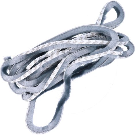 Joint d'étanchéité pour portes et fenêtres en alliage d'aluminium 915 mm, bandes anti-poussière et coupe-vent en PVC, joint d'étanchéité en silicone 3 m (1/5)