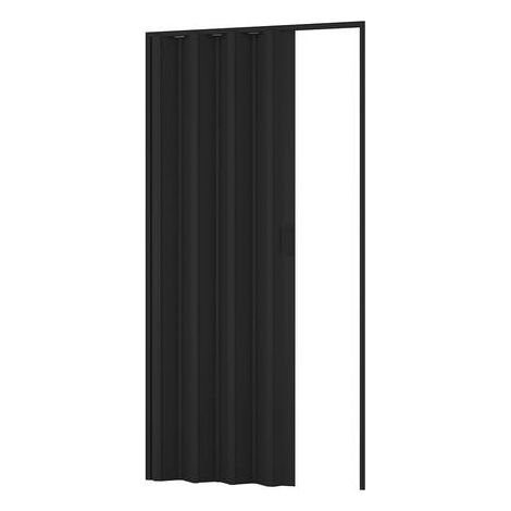Porta darredo per interno a soffietto nera cm 83 x 214 (1/2)