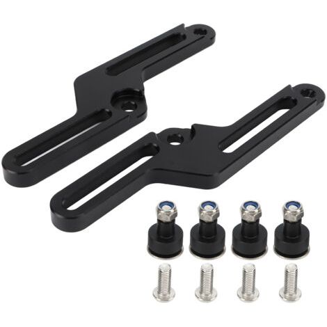 Vtizikl Kit de support de montage de pare-brise de moto pour SUZUKI V-STROM DL650 2017-2020 Noir