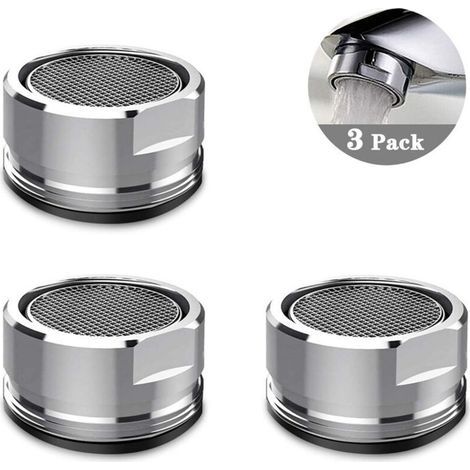Aeratore per rubinetto M24, set di 3 accessori per filtro rubinetto, diffusore, filtro per rubinetto per cucina e bagno (1/5)