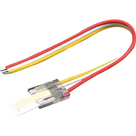 Strip Anschluss 10mm 3Pin für CCT COB LED-Streifen IP20 DC24V/3,5A (1/2)