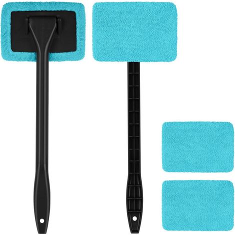 Autowaschbürste mit 180° Schwenkkopf und 4 Mikrofaserpads (1/5)