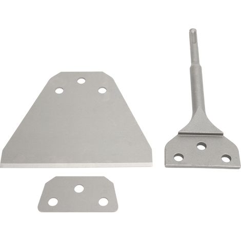 Burin décolleur de carrelage 15cm, burin plat en acier à ressort, queue ronde, pour marteau-piqueur électrique, grattoir de sol, lot de 6 (1/5)