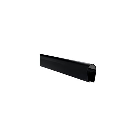 Guarnizione a Palloncino Nera 220 cm per Vetro 6-8 mm