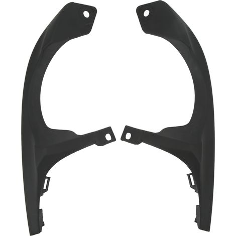 pièces Noir mat Cache de sortie d échappement Garniture de (1/5)
