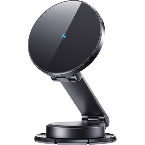 Cargador magnetico plegable para coche y soporte para telefono joyroom - negro (1/5)