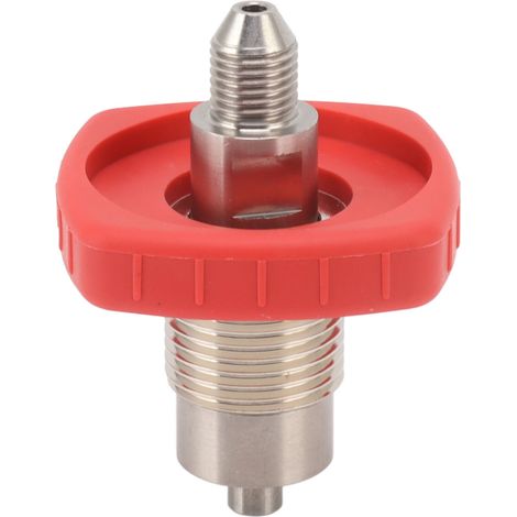Adaptateur pour bouteille de CO2, raccord G5/8 vers 7/16-20, acier inoxydable, pour bouteille gonflable de CO2 (1/5)