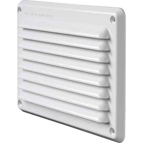 La ventilation ar2014b-y Grille plastique rectangulaire a superposer, blanc