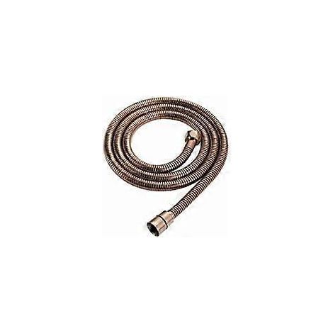 Flexible de douche vintage en laiton de 150 cm, flexible de douche en laiton doré rose (1/5)