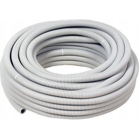 Conduit de câble ondulé 25 mm 25 m RKGL 320N gris