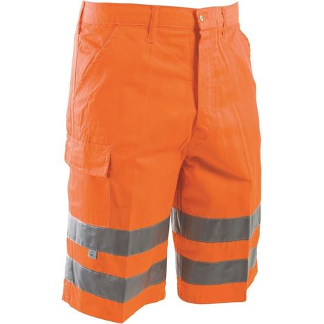 Bermuda/Pantaloncini Estivi Alta Visibilità Arancioni Arancio L