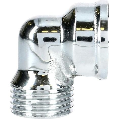 Garis D23503C Codo Macho Hembra Cromado 15x21 mm