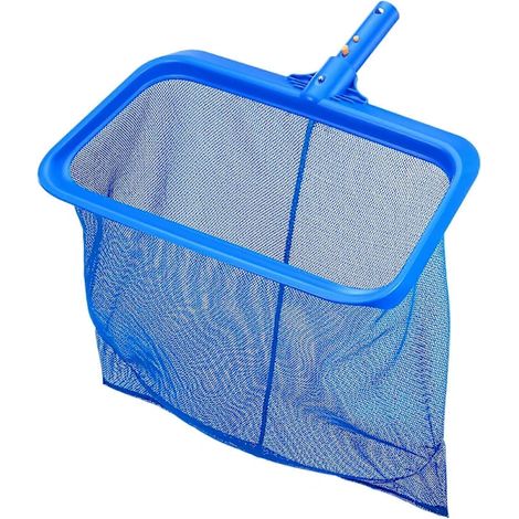 Épuisette profonde bleue pour bassins, idéale pour ramasser feuilles, insectes et débris. Convient aux bassins, fontaines, spas et baignoires.-AquaForge (1/5)