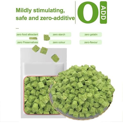 Cat Snacks, Snack Freeze-Dried for Teeth Cleaning, Grass Stick, Teeth Cleaning and Hair Ball Removal