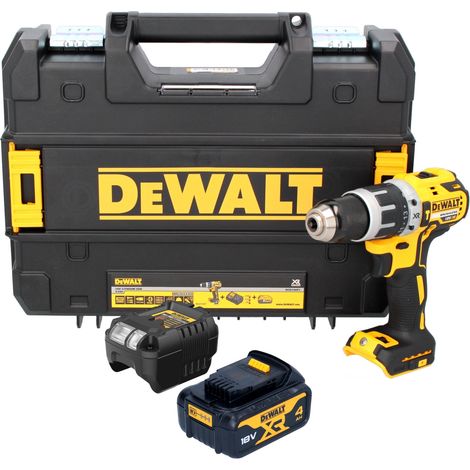 DeWalt DCD 796 M1 Set 18V Perceuse-Visseuse à percussion sans fil 70 Nm + 1x Batterie 4,0Ah + Chargeur + Coffret de transport TSTAK (1/5)