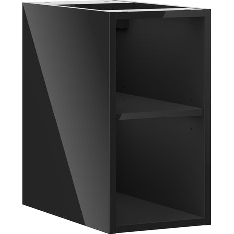 Mexen Box-A scaffale aperto con ripiano 25 cm, nero lucido - 91AX2-0250-470-0-70 (1/4)